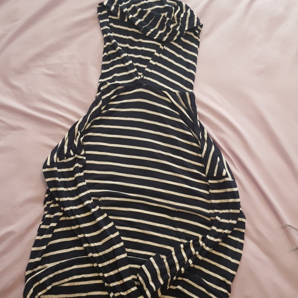 Striped Shirt with Hood